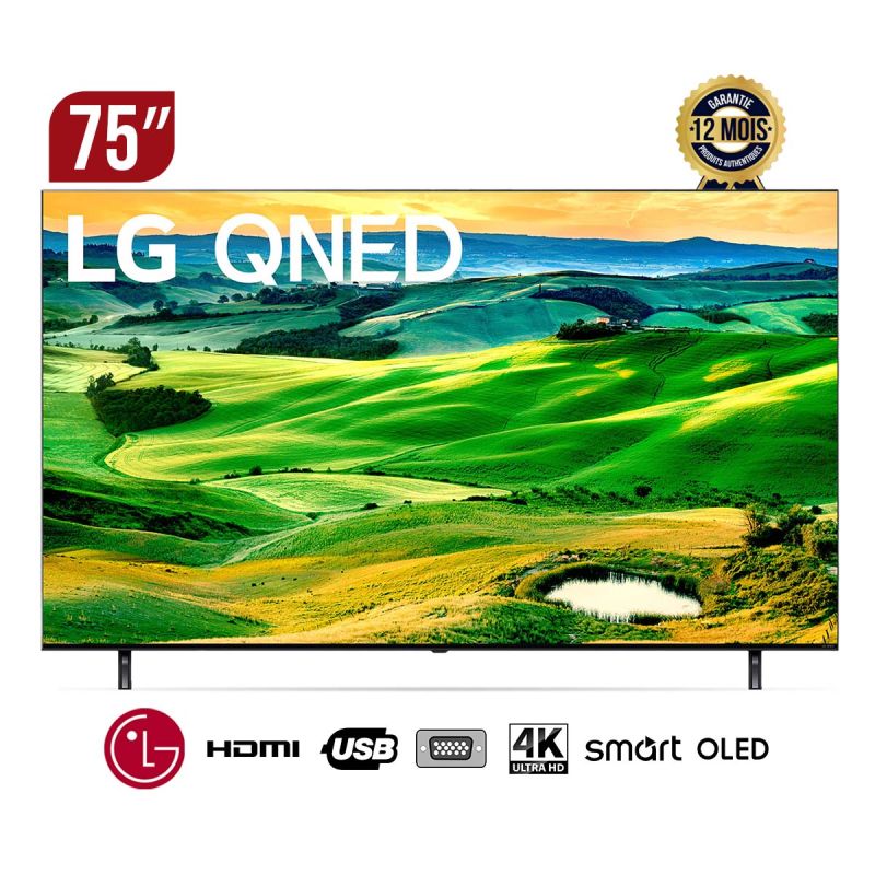 smart tv LG 75 pouces en vente sur Glotelho Cameroun.