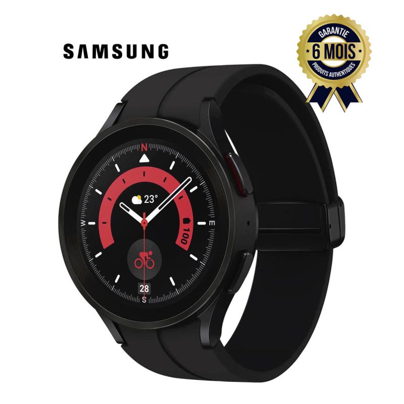 Smartwatch Samsung Galaxy Watch 5 pro - 45mm - 1.36 pouce - 590 mAh - Bt 5.2 - 6 Mois