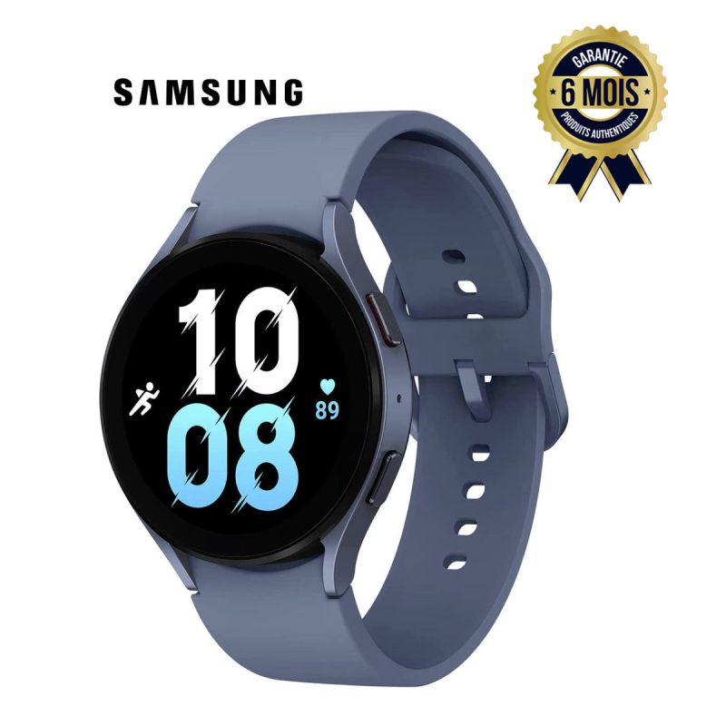 Smartwatch Samsung Galaxy Watch 5 - 44mm - 1.36 pouce - 410 mAh - Bt 5.2 - Wi-Fi - 6 Mois