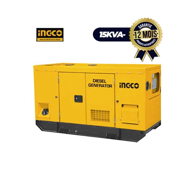 Groupe électrogène Diesel INGCO GSE150K3 - Silencieux - 15K VA - 220/380V - Garantie 12 Mois - (4427500) | Glotelho Cameroun