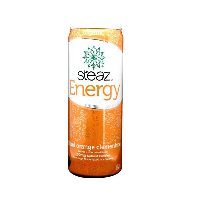 STEAZ ORGANIC ENERGY DRINK - Zero Super Fruit - 355 ml
