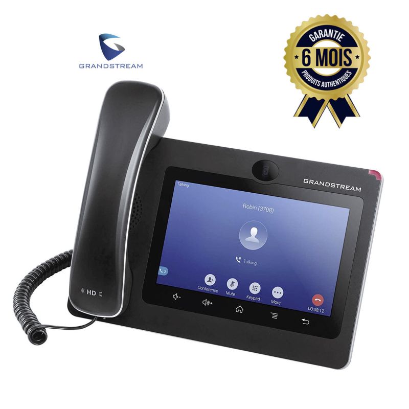 Téléphone fixe IP - Prix en fcfa - Grandstream GXV3370 - 16 comptes SIP - Large écran tactile - Android 7, WiFi, bt - PoE - Visioconférence| Glotelho Cameroun