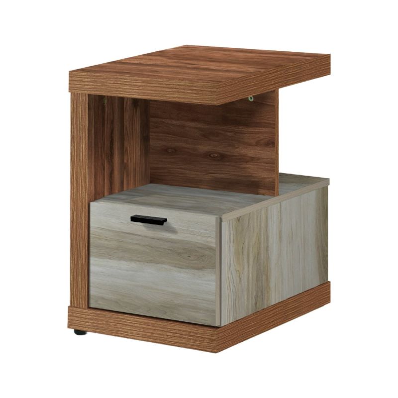 Table d'appoint moderne pour salon BERLIN 22 Marron Gris - prix Cameroun