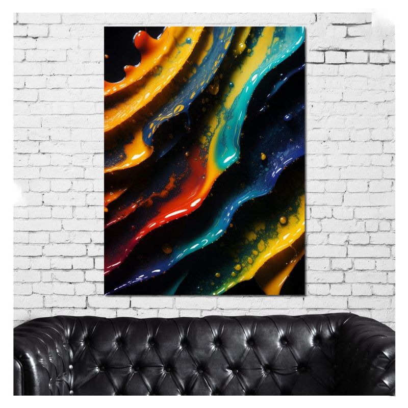 Tableau décoratif - Art contemporain coloré - (Prix en fcfa) | Glotelho Cameroun