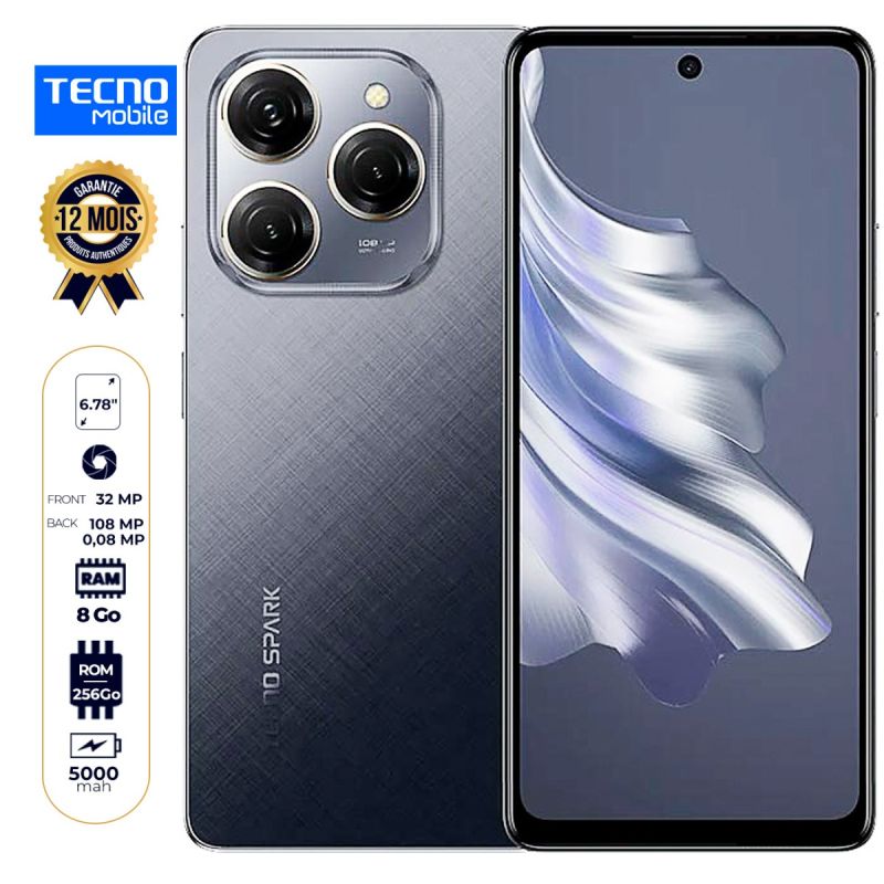 Tecno Spark 10 Pro - 256Go/8Go - 6.8