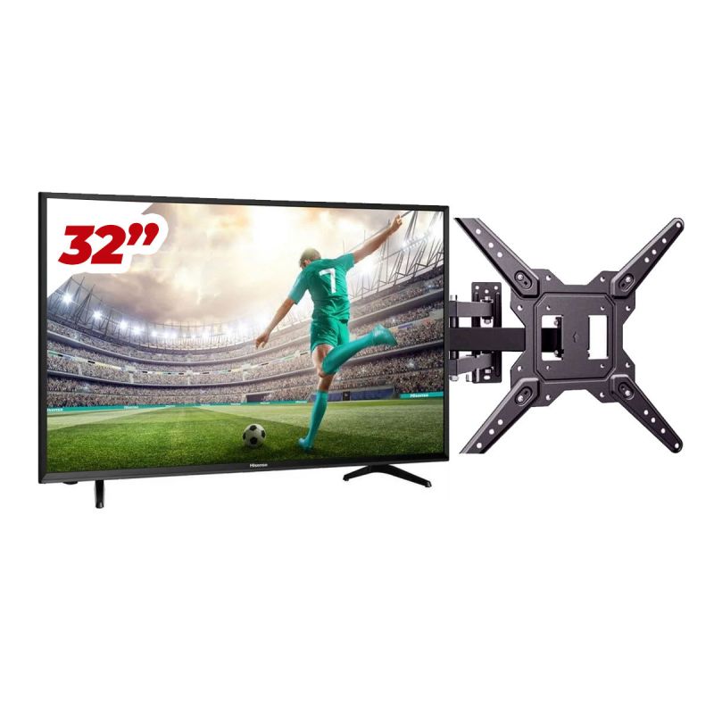 TV LED Hisense 32 pouces - 32A5200 - HD LED + Support mural  flexible  | Glotelho Cameroun