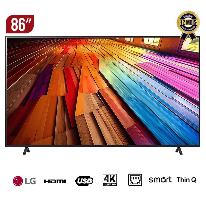 TV Smart LG 86'' 4K prix Cameroun