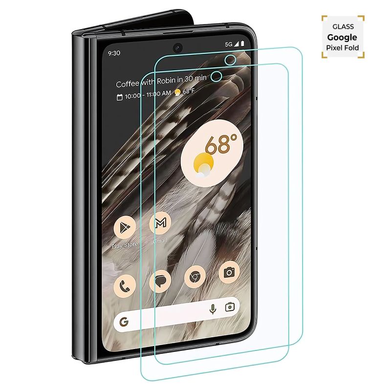Verre Trempé de Protection Écran pour Google Pixel Fold – Transparent, Ultra Résistant, Anti-Rayures