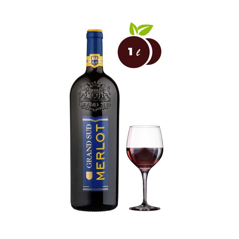 Vin Rouge - Grand Sud Merlot - 1L 