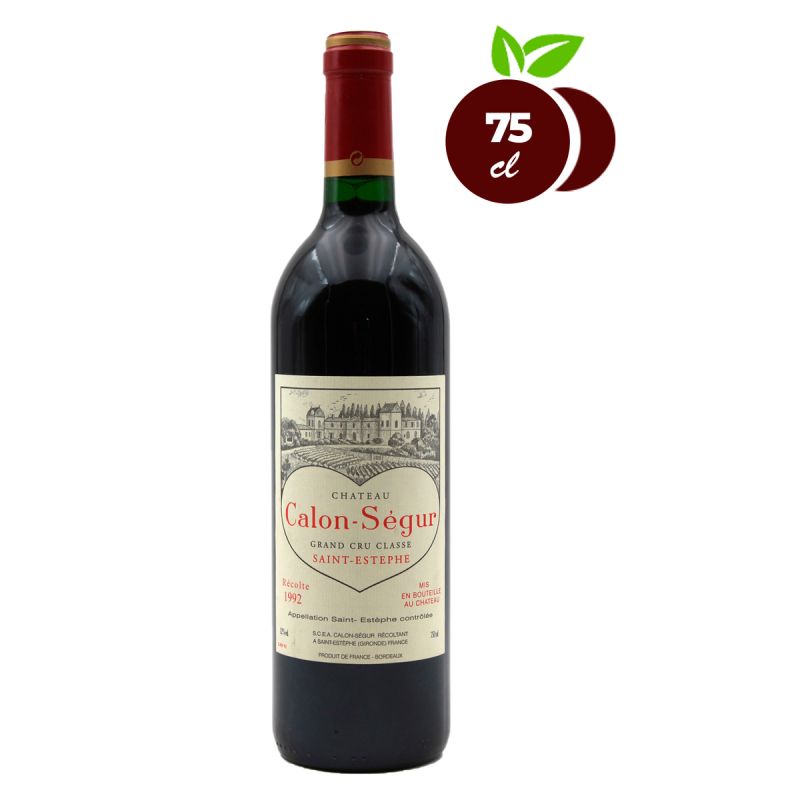 Vin Rouge - Château Calon-Ségur Grand Cru classé - SAINT-ESTEPHE - 75 cl