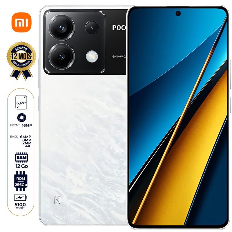 Smartphone Xiaomi Poco X6 5G prix Cameroun