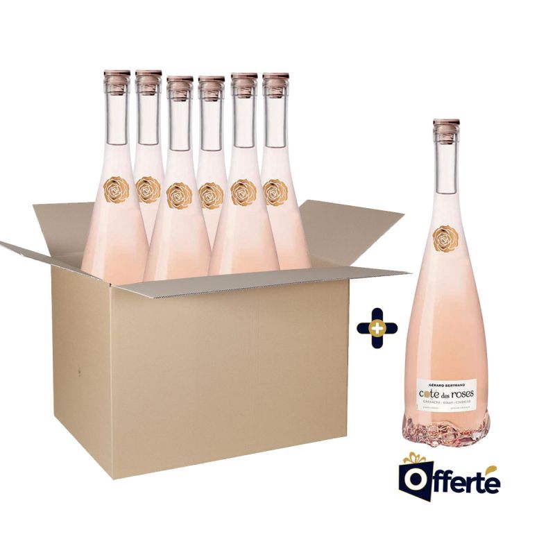 1 Carton Côte Des Roses Rosé 75cl acheté = 1 bouteille offerte |Glotelho Cameroun
