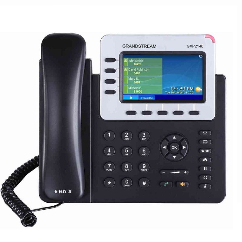 Poste IP Grandstream GXP2140 - Noir | Glotelho Cameroun