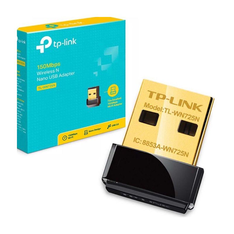 Adaptateur TP-LINK  150 Mo/s -  N Nano USB - sans fil  - TL-WN725N