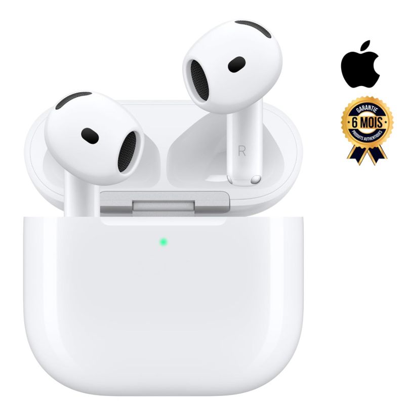 Écouteurs sans fil Apple AirPods avec boitier de recharge USB C, garantie 6 mois, prix Cameroun. 