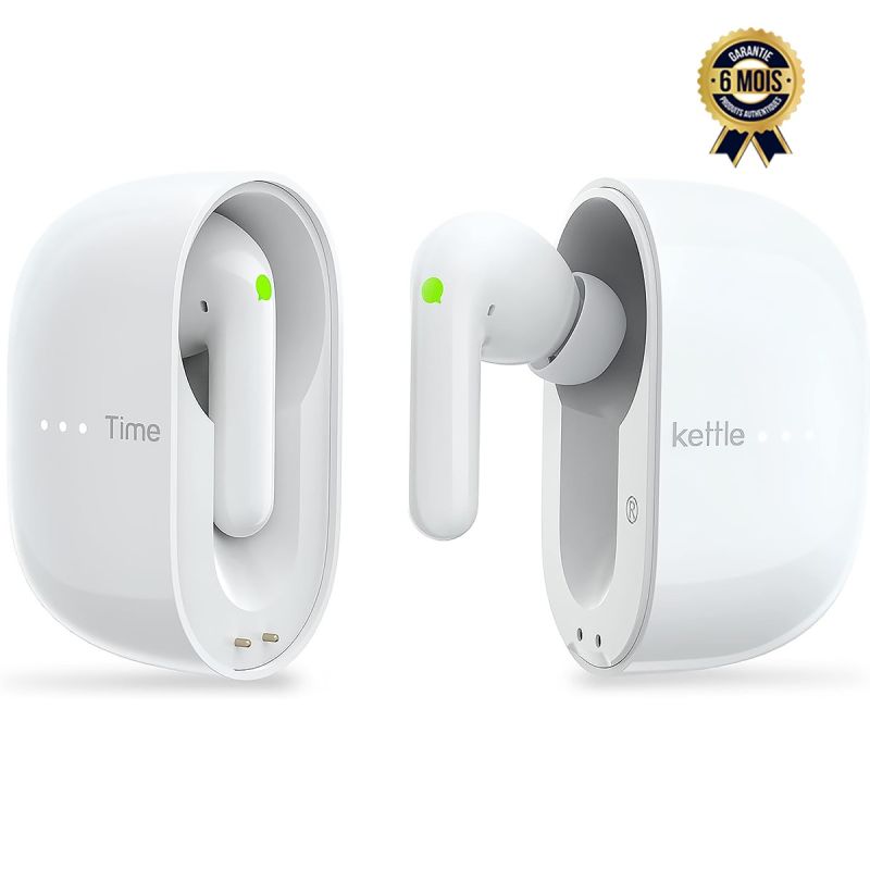 Écouteurs traducteurs Intelligents TIMEKETTLE M3 - Traduction vocale en temps réel - 40+ langues & 93 accents - Version  hors-ligne & en ligne - 3-en-1 (Traduction + Musique + Appels) - ANC 30 dB - Bluetooth - Boîtier de charge magnétique - Autonomie 25h 