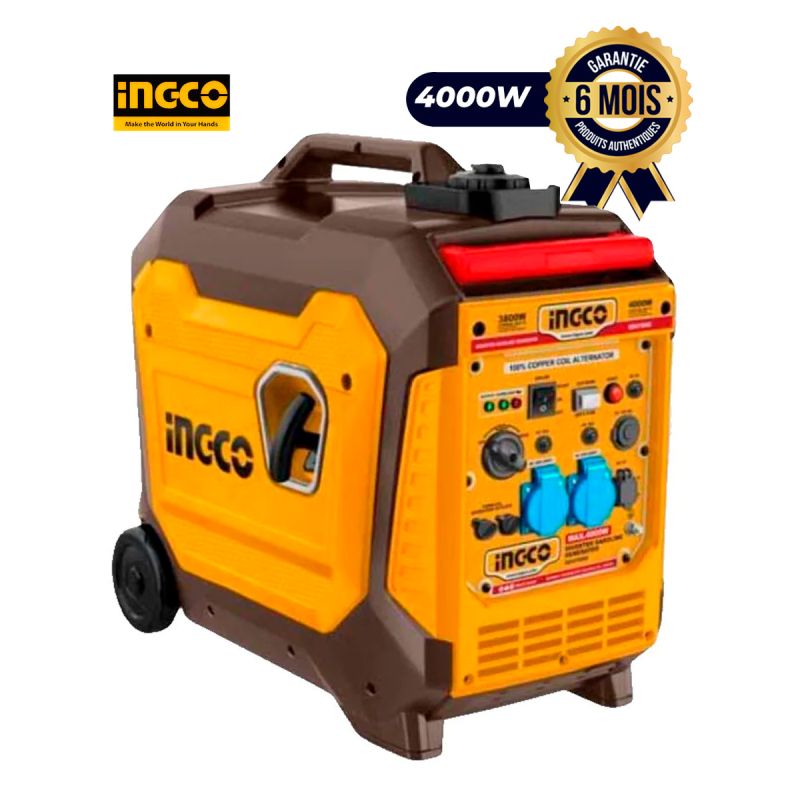 Achat groupe électrogène à essence prix en fcfa - Avec Inverseur - INGCO GEI47506E - 4000W| Glotelho Cameroun