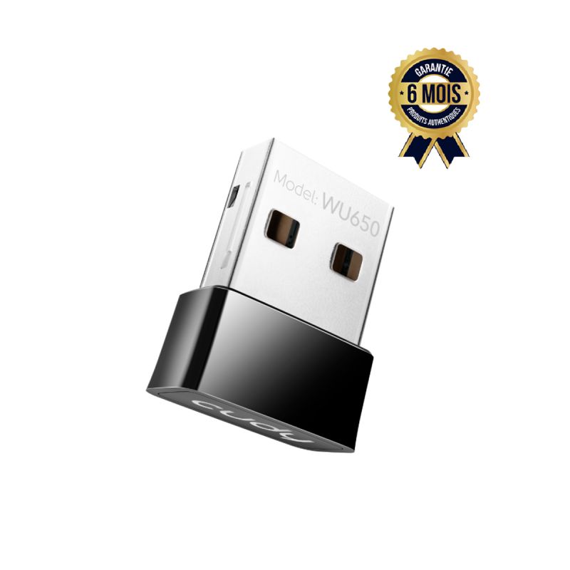 Adaptateur WiFi USB prix en fcfa - Cudy WU650 - AC650 pour PC - Double bande | Glotelho Cameroun