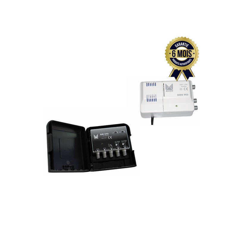 Kit amplificateur et Alimentation - ALCAD BO-346 - Garantie 06 mois | Glotelho Cameroun