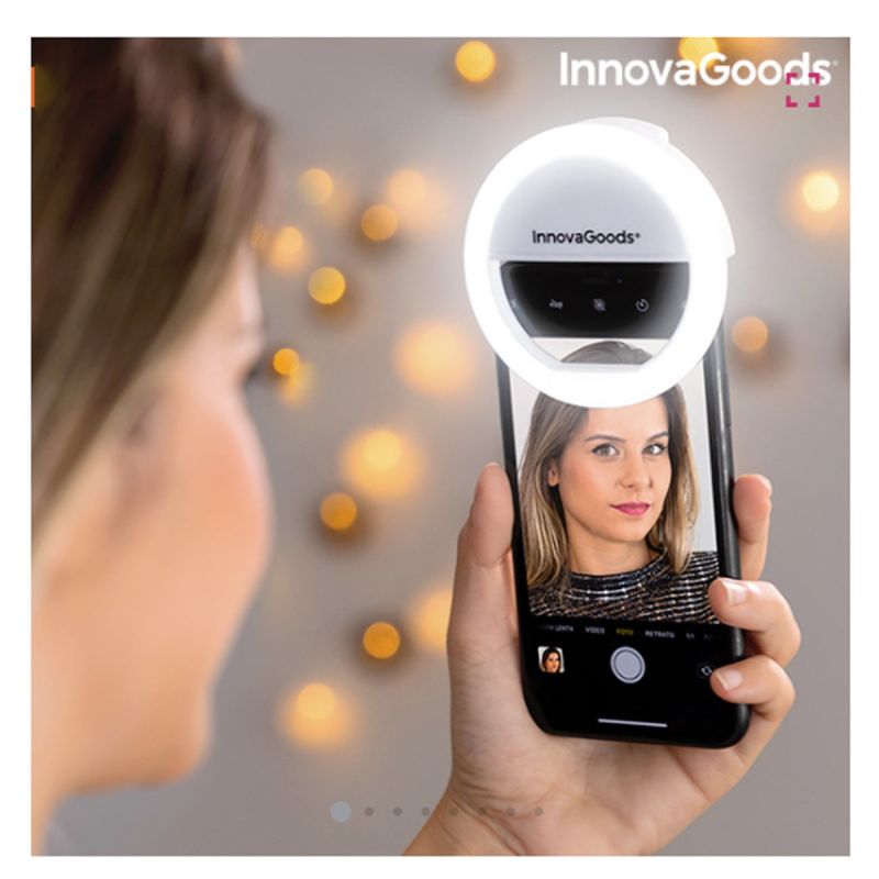Anneau lumineux pour selfie XJ 01 - Compatible avec smartphone | Glotelho Cameroun