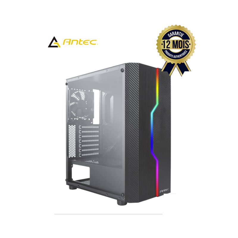 Antec NX230 - Boitier PC Moyen Tour - ATX / mATX / Mini-ITX - USB 3.0 - Avec fenêtre - 6 Mois
