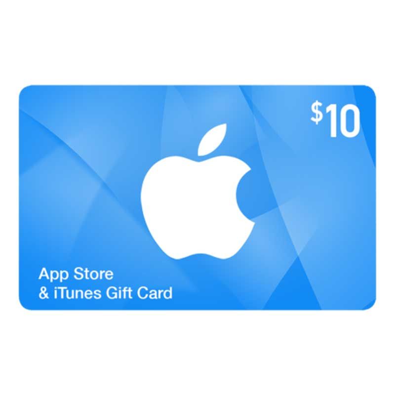Apple Itune Gift Card - Carte cadeau - $10 | Glotelho