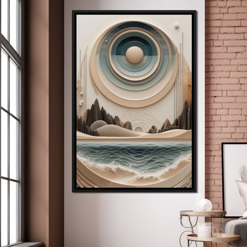 Tableau décoratif mural - Art Moderne Coloré - Toile Abstraite Multicolore