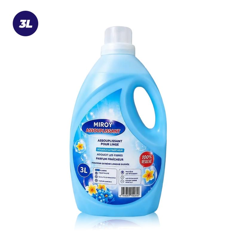 Assouplissant Linge Miroy - Parfum Fraicheur - 3 Litres