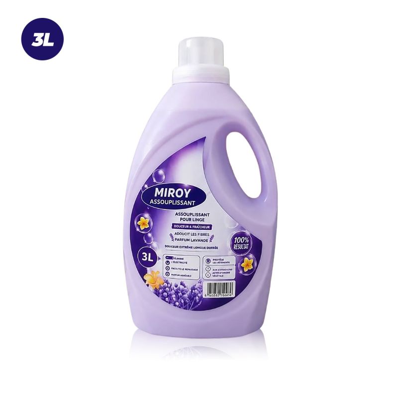 Assouplissant Linge Miroy – Parfum Lavande – 3 Litres