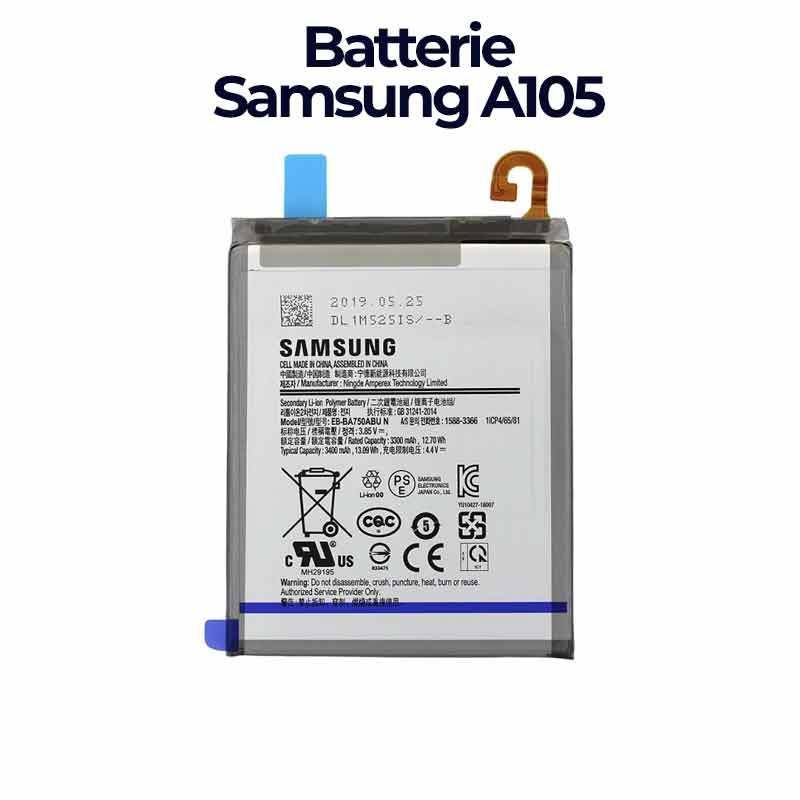 Remplacez votre  batterie Samsung A105 - bon prix | Glotelho Cameroun