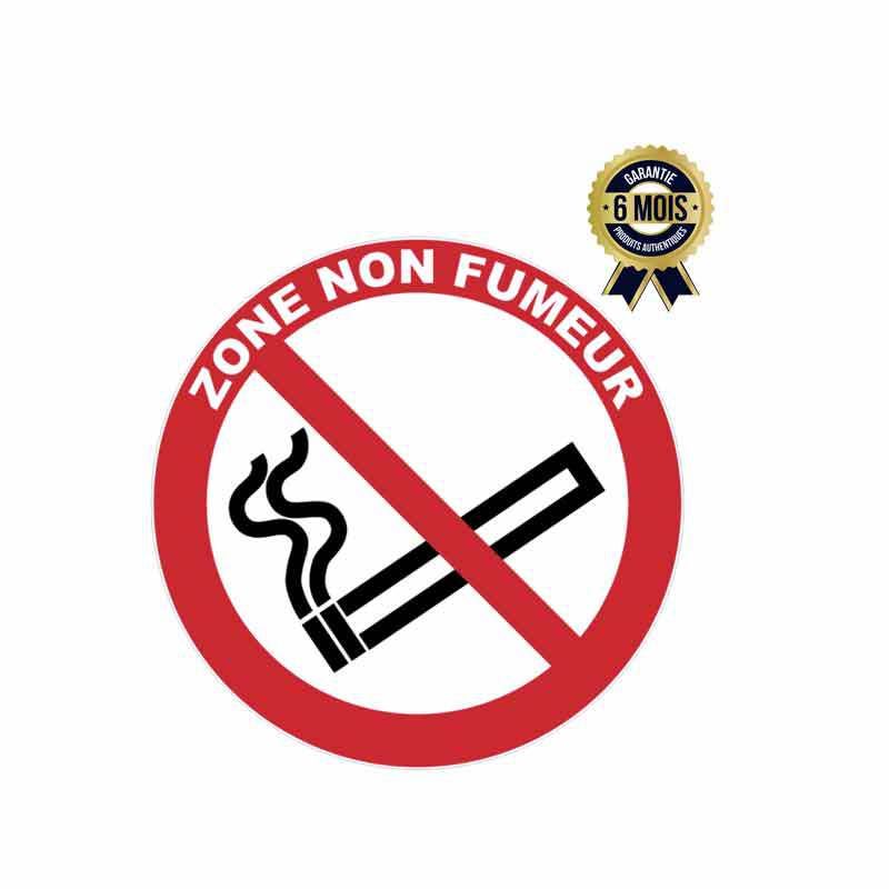 Panneau de signalisation - Interdiction de fumer - Zone non fumeur - Novap - Garantie 6 Mois