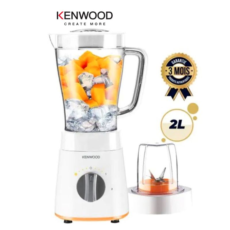 Blender/Smoothie avec fonction Ice Crusher - Kenwood - BLP15.150WH -  500W | Glotelho Cameroun