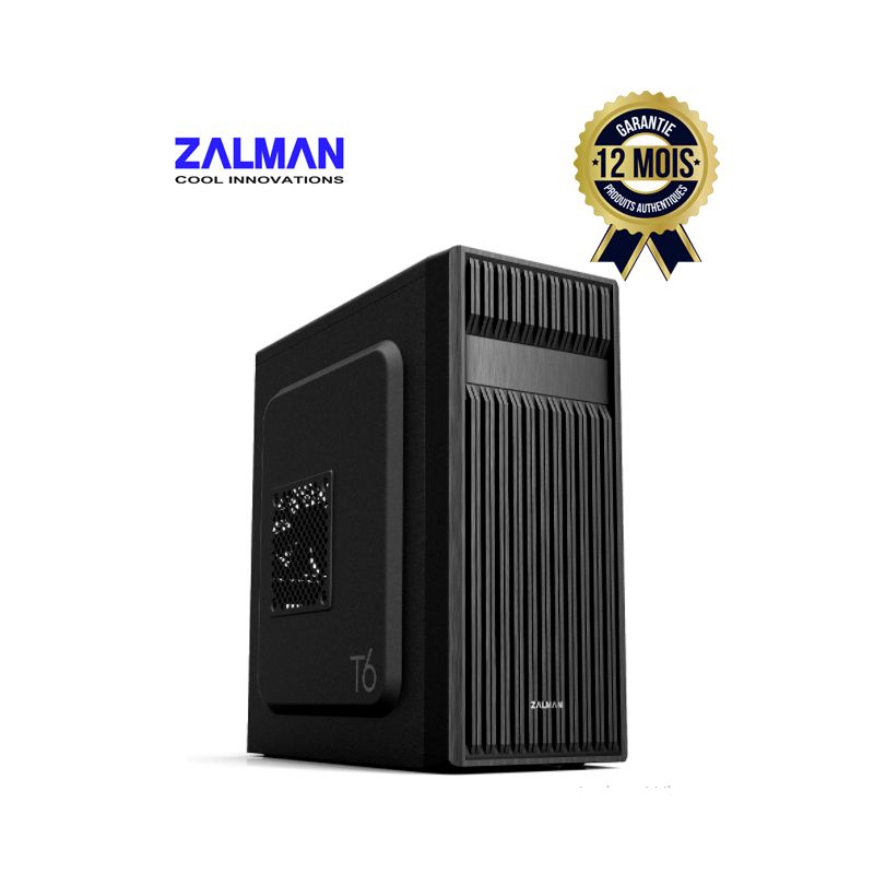 Boitier PC Moyen Tour  Zalman T6  - ATX / mATX / Mini-ITX - USB 3.0 - 12 mois de garantie
