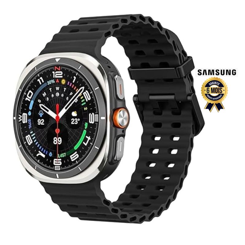 Bracelet de sport en silicone souple et étanche pour Samsung Galaxy Watch Ultra 47 mm - prix Cameroun