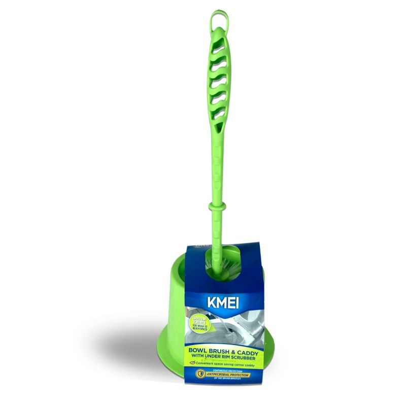 Brosse à cuve WC avec protection antimicrobienne des poils et du porte-brosse - KMEI - KRJ2500 