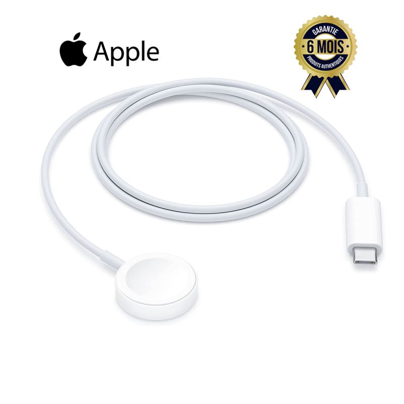 Câble de chargement magnétique Apple Watch vers USB-C - 1 mètre - (Prix en fcfa) | Glotelho Cameroun