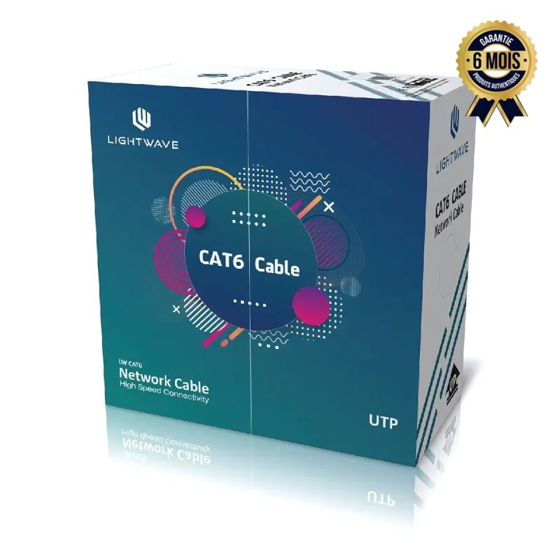 Câble Réseau Lightwave CAT6 UTP