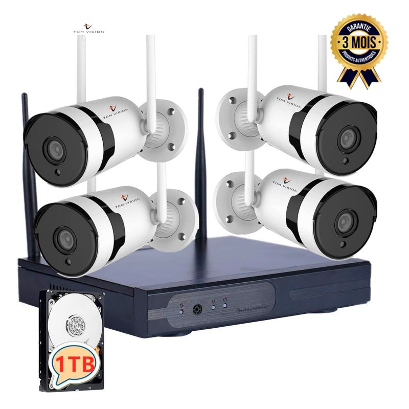 Caméra de surveillance sans fil IP66 