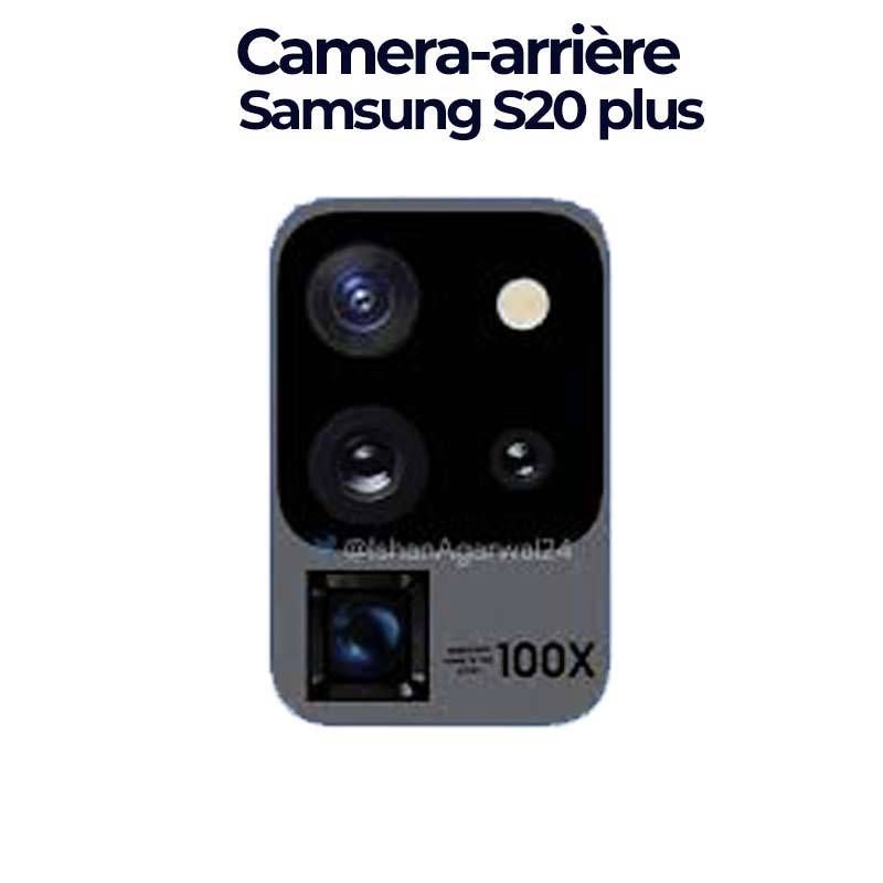 Pièce de  rechange d'origine caméra  - arrière Samsung S20 plus|Glotelho