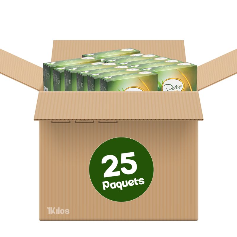 Carton de 25 unités de sucre Dolcé 1KG