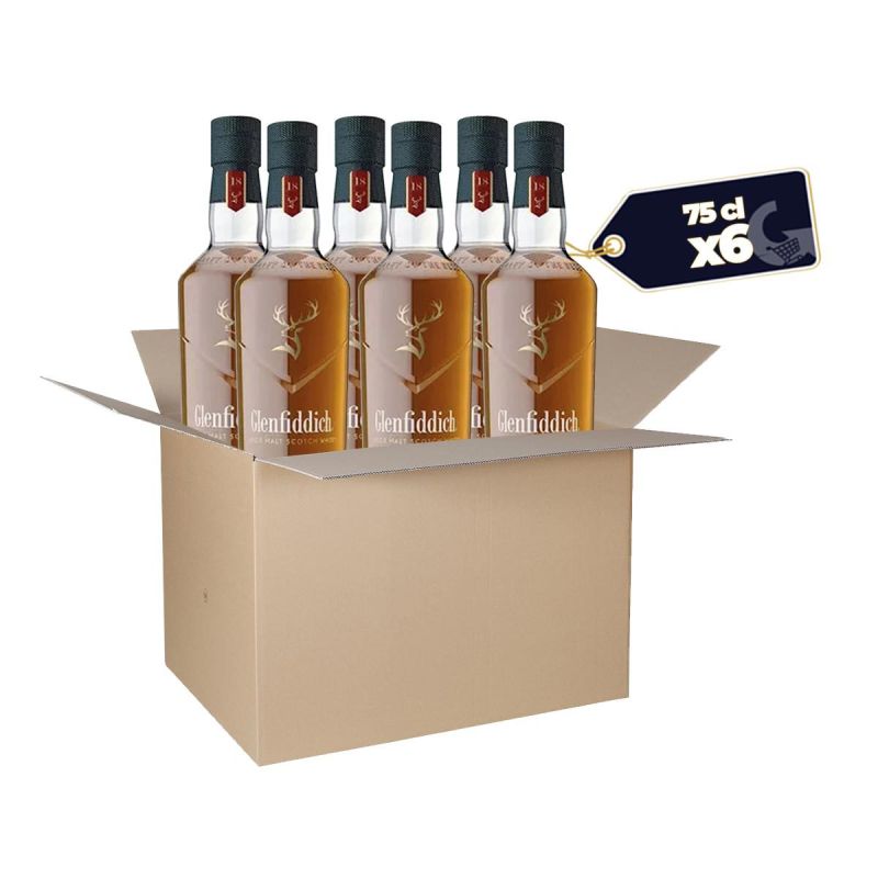 Carton de 6 Bouteilles de Glenfiddish 18 ans - 75cl 