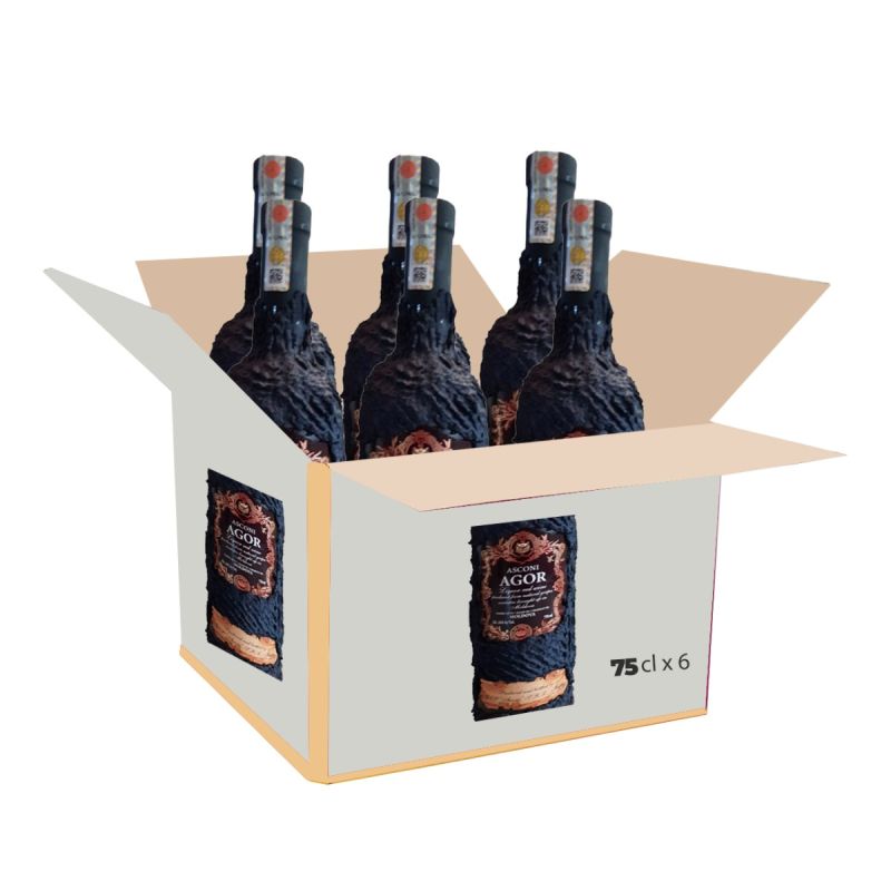 Carton de 6 bouteilles de Vin rouge Asconi Agor Bordeaux - 75 cl, vendu sur Glotelho Cameroun.