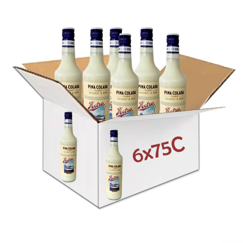 Carton de 6 bouteilles de whisky crème - Pina Colada - 70 Cl au prix Cameroun