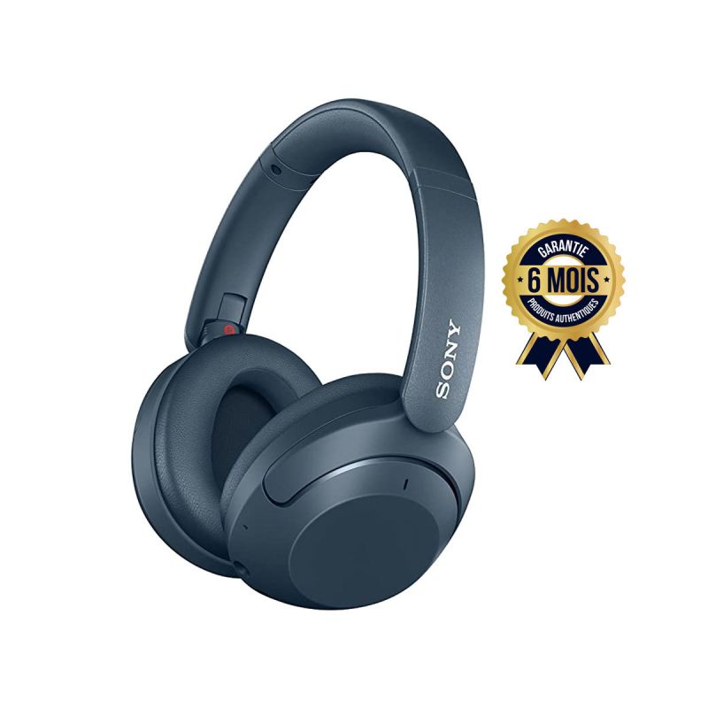 Casque sans fil à réduction de bruit Extra Bass - SONY WH-XB910N - bleu - (Prix en fcfa) | Glotelho Cameroun