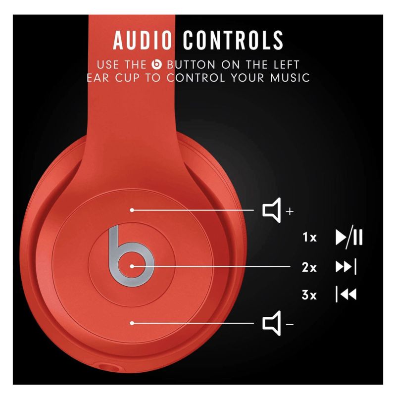 Casque supra-auriculaire sans fil Beats solo 3 - Bluetooth 4.0 - 40 heures d'autonomie