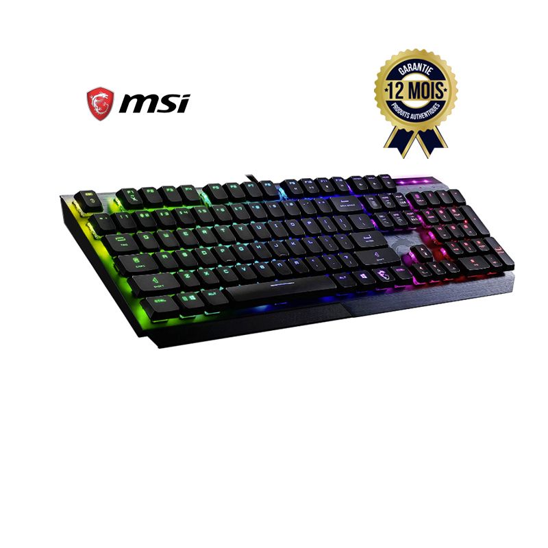 Clavier Gamer mécanique  MSI Vigor GK50 Low Profile - Garantie 12 mois| Glotelho Cameroun