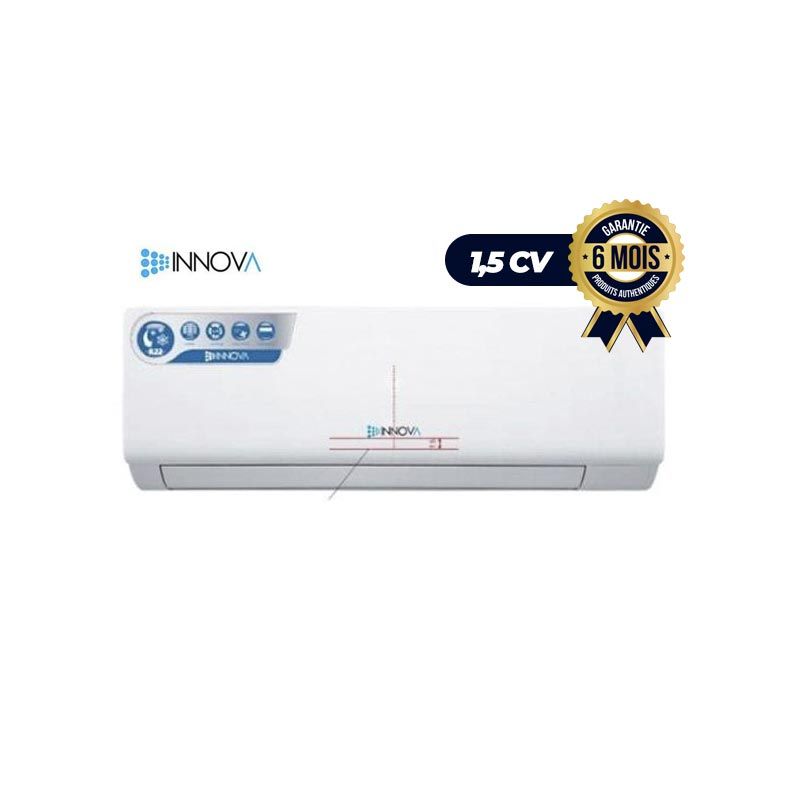 Climatiseur Split - Innova - 1,5 Cv, 12000BTU - R22 - 6 Mois | Glotelho Cameroun
