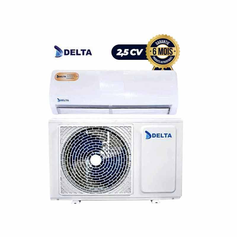 Climatiseur Split 2.5 Cv - DELTA KF-51GW/165 - Blanc | Glotelho Cameroun