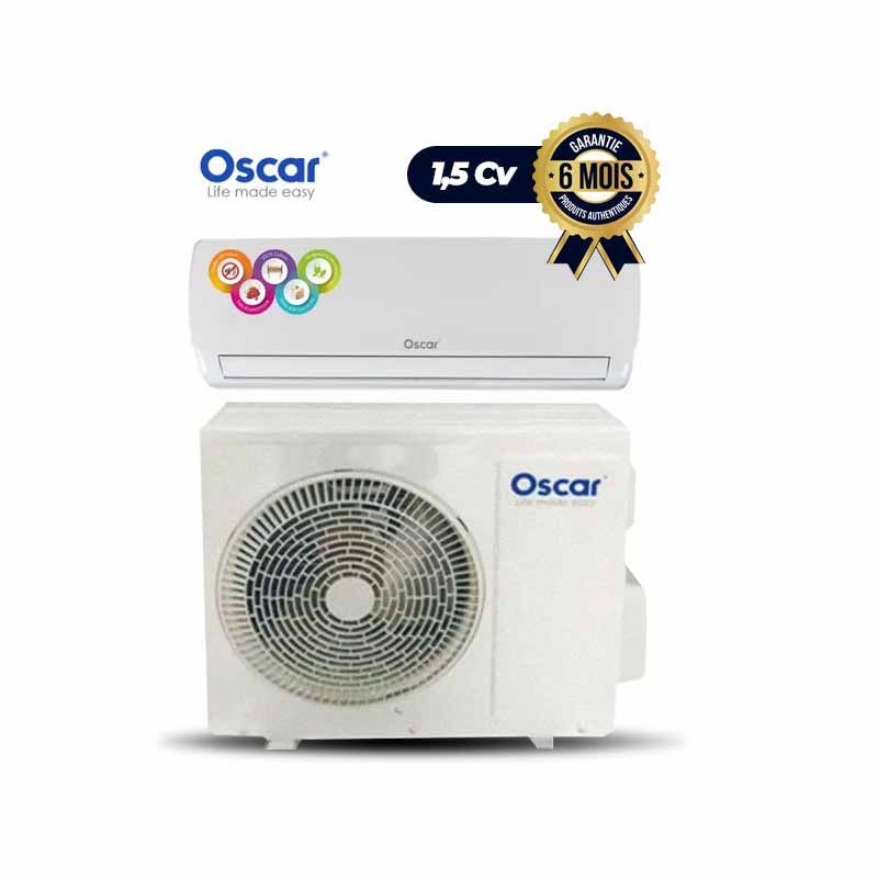 Climatiseur Split – 1,5Cv, 12000 BTU – OSCAR – OSC-S12W – Blanc – 6 mois | Glotelho Cameroun