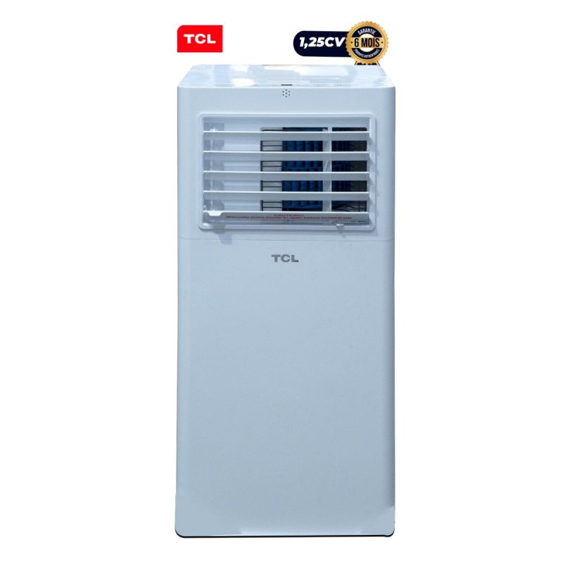 Climatiseur Portatif TCL - TAC-09CPA/SL2 - 9000 BTU - 1,25 CV - Gaz R410A - Refroidissement - Mobile - Garantie 6 mois